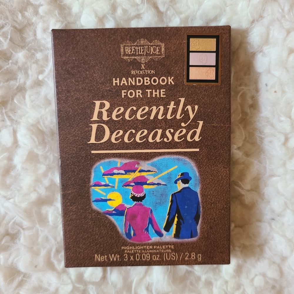 šļø beetlejuice x revolution ⢠highlighter palette - Picture 5 of 7